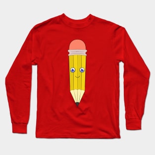 An adorable pencil Long Sleeve T-Shirt